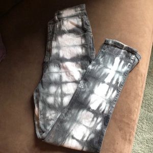 Stefano Worldwide High Waisted Tye Die Jeans